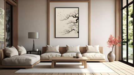 落ち着いた静かな日本の伝統的な部屋 - obrazy, fototapety, plakaty