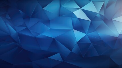Abstract blue triangles shape background