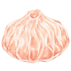 xiao long bao, watercolor asian food design