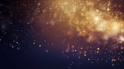 Fireworks background for celebration, holiday celebration concept
