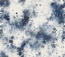 Fototapeta premium White and Dark Blue Acid Wash, Fabric Pattern, Seamless Pattern.