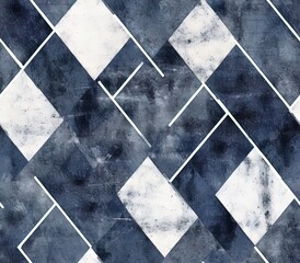 White and Dark Blue Acid Wash, Fabric Pattern, Seamless Pattern.