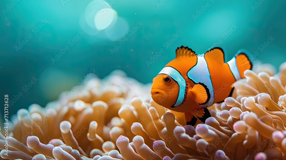 Poster clown fish and anemone