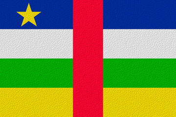 National flag of Central Arican Republic. Background  with flag of Central Arican Republic