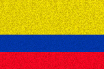 National flag of Colombia. Background for editors and designers. National holiday