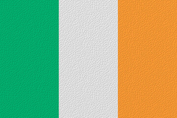 Fototapeta premium National flag of Ireland Background for editors and designers. National holiday