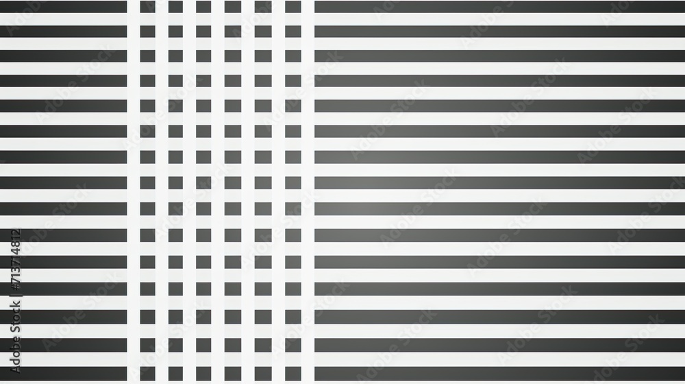 Aufkleber a minimalist grid of intersecting vertical and horizontal lines in monochrome