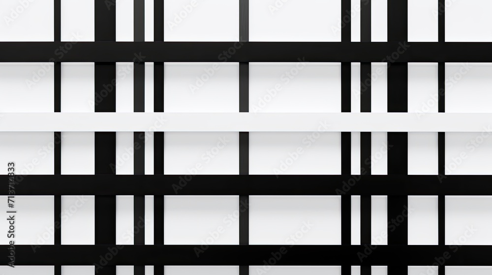 Poster A minimalist grid of intersecting vertical and horizontal lines in monochrome