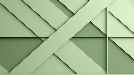 A minimalist grid of intersecting diagonal lines in shades of green