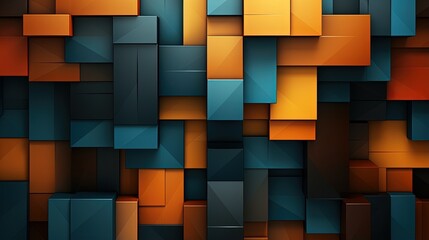 A geometric background with overlapping squares in a symmetrical placement