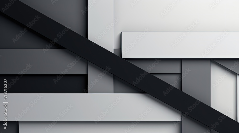 Poster a minimalistic background with intersecting lines in a monochromatic palette