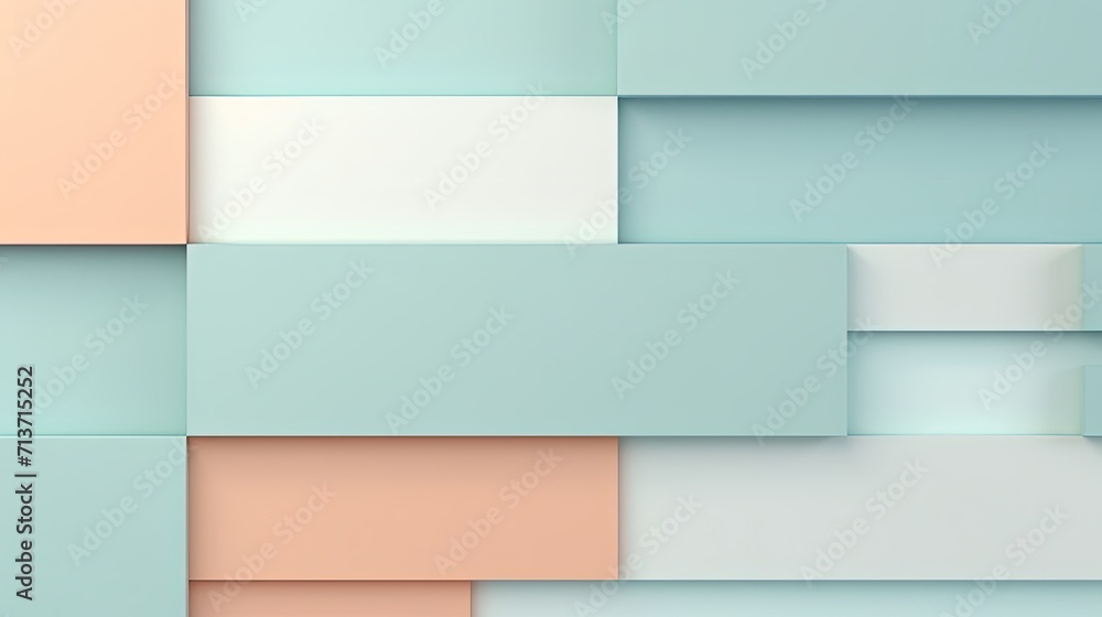 Poster a minimalistic background with intersecting lines in a pastel color palette