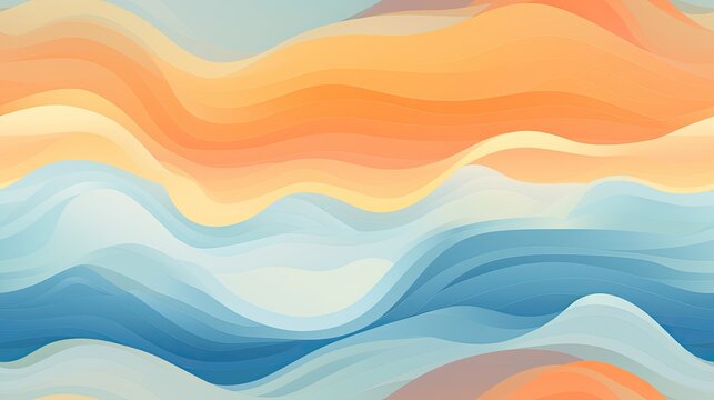 Patterns resembling a peaceful beach at sunset