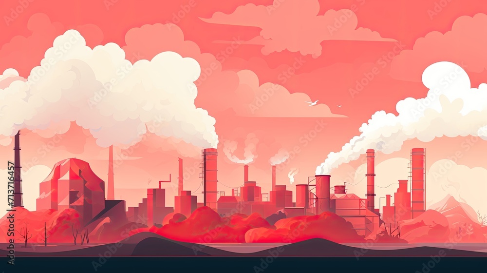 Aufkleber sensor based air pollution control solid color background