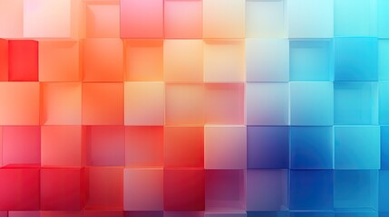Squares with a gradient color transition evoking a smooth and soothing visual effect