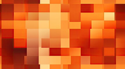 Techno patterns modern vibrant orange pixel pattern