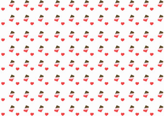 手書き風チョコレートの背景素材（ベクター）