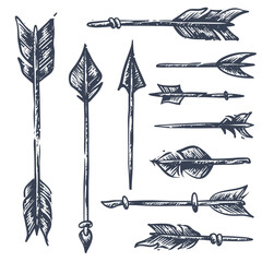 Set Arrows Vector