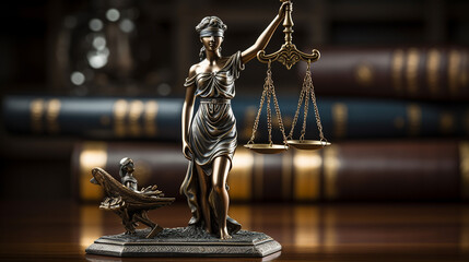 themis statue justice scales law lawyer concept - obrazy, fototapety, plakaty