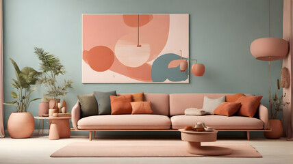 simple, minimalistic art, interior cozy