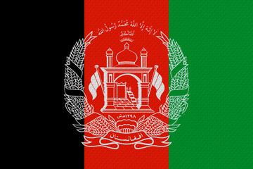 National flag  of Afghanistan. Background  with flag  of Afghanistan