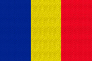 National flag  of Romania. Background  with flag  of Romania
