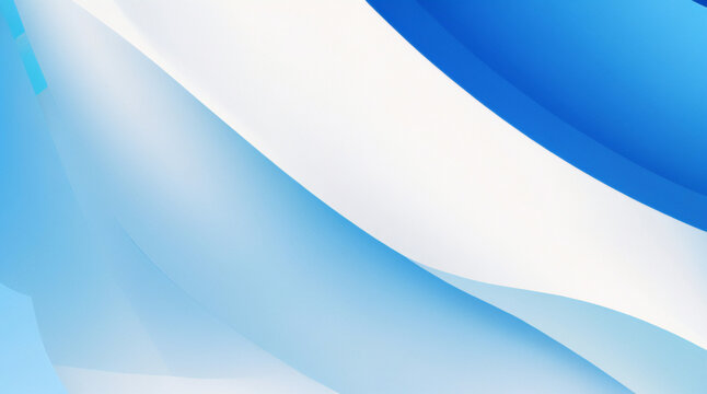 Abstrakte wei&szlig;e und blaue Kurve formt Hintergrund. Glatte und saubere, subtile Textur, kreatives Design. Modernes grafisches Element in leuchtenden Farben. Anzug f&uuml;r Poster, Brosch&uuml;re, Pr&auml;sentation, W