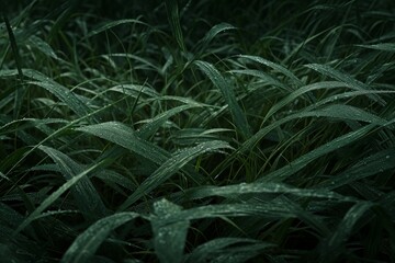 in the middle green grass field professional photography