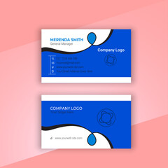 Professional modern business card design