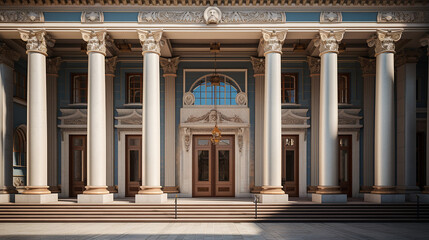 Obraz premium historical facade with large columns