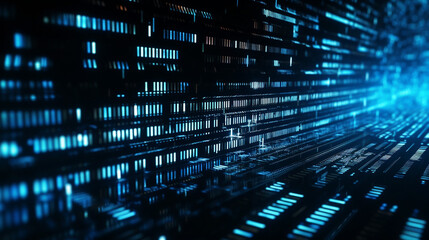 information processing abstract computer code background