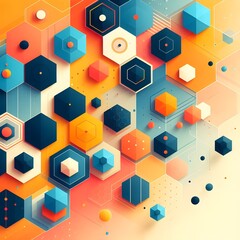 Hexagonal Abstract Background