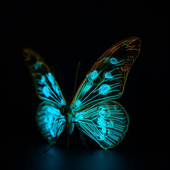 bioluminescent butterfly neon lighting32