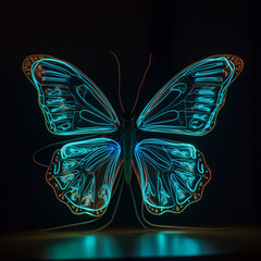 bioluminescent butterfly neon lighting36