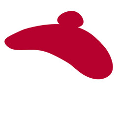Beret hat illustration