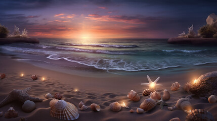 background at sea in the afternoon35