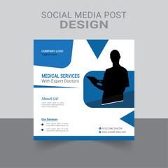 Social media Medical Poster, banner, Ads, or flyer Design