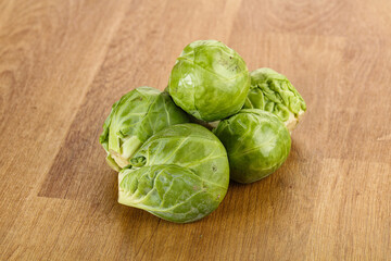Organic raw cabbage - Brussels sprout