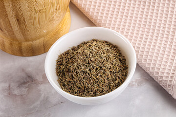 Anise sseds aroma in the bowl