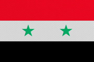 National flag of Syria.  Background  with flag of Syria.