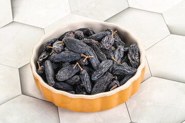 Blue raisin - dry grape berries