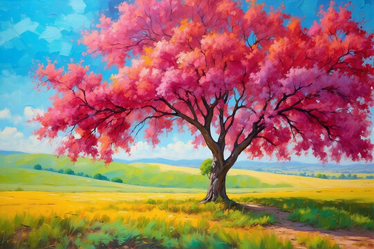 Tree painting discount