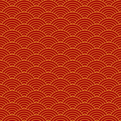chinese wave pattern seamless
