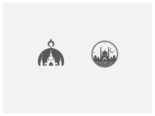 premium eid mubarak set logo design vector, vector and illustration,