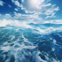 Best ever nice biggest atlantic ocean image Generative AI