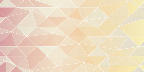 Abstract triangle geometric background for you amazing design. Gradient brown background. Empty place for your presentation or headline. White texture.