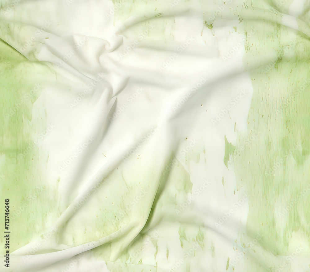 Poster White and Light Green Acid Wash, Fabric Pattern, Seamless Pattern.