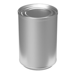 The aluminium can for food and drink concept 3d rendering.