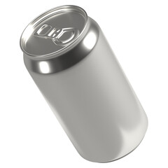 The aluminium can for food and drink concept 3d rendering.