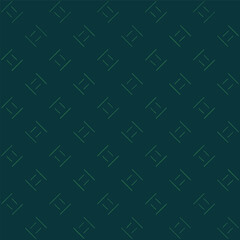 hand drawn diagonal squares. blue green repetitive background. decorative art. vector seamless pattern. geometric fabric swatch. wrapping paper